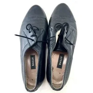 Bally | Shoes | Bally Trino Black Leather Cap Toe Oxford  display picture 2